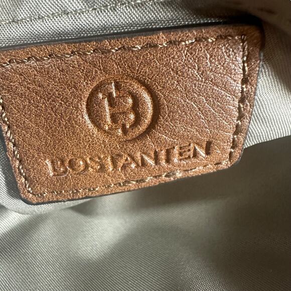 Bostanten White Faux Leather Sling Backpack Crossbody Bag w/Adjustable Strap NEW - Picture 5 of 7